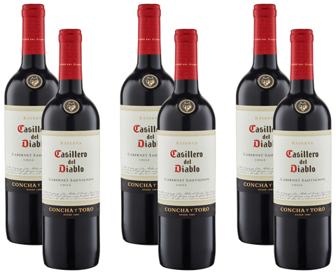 Casillero Del Diablo Cabernet Sauvignon 6er Set