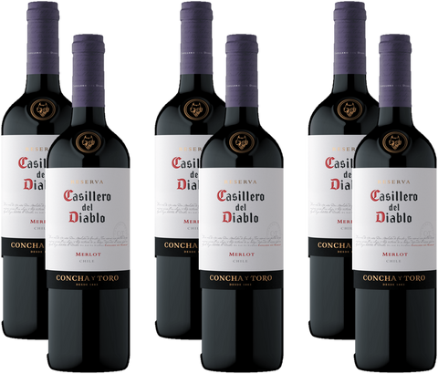 Casillero Del Diablo Merlot 6er Set