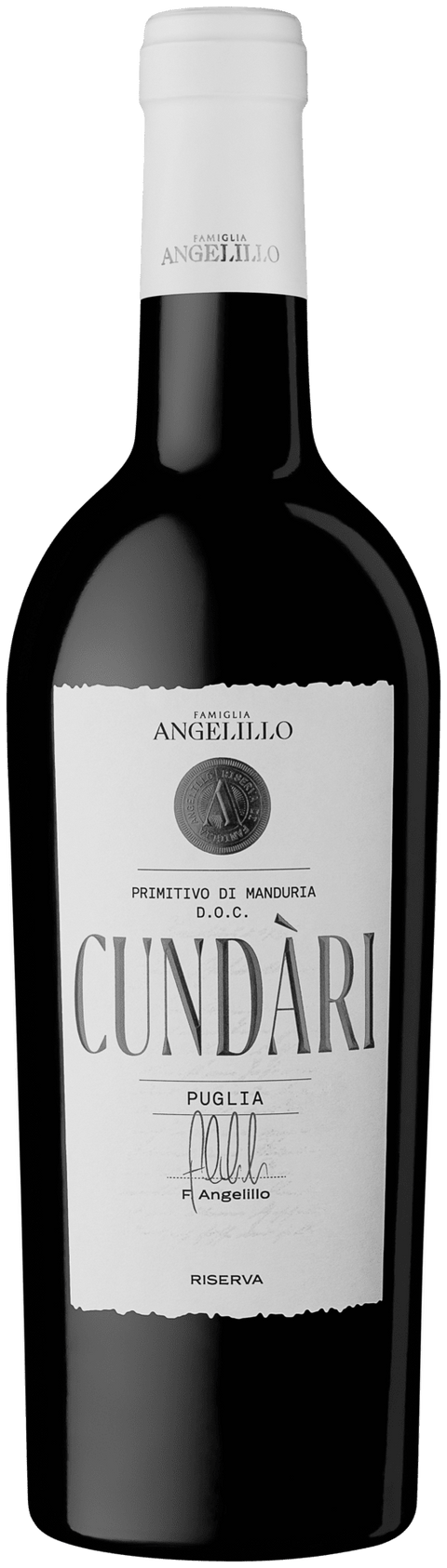 Famiglia Angelillo Cundari Primitivo di Manduria Riserva 2018