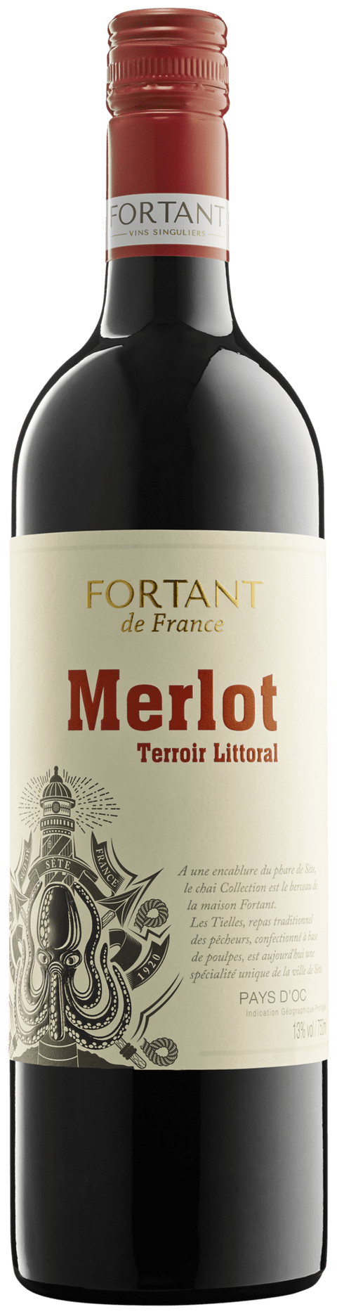 Fortant de France Merlot Terroir Littoral