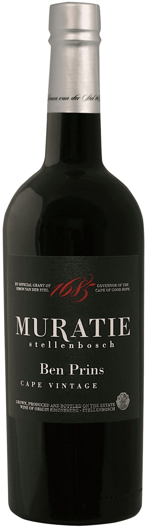 Muratie Wine Estate Ben Prins Cape Vintage