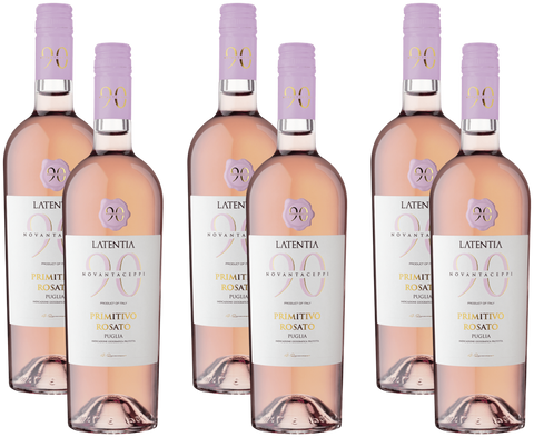 Novantaceppi Primitivo Rosato Puglia IGT 6er Set
