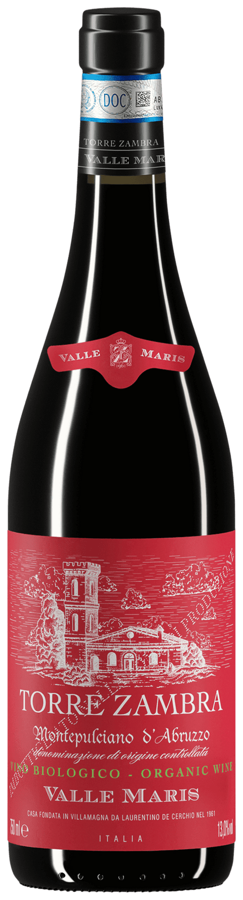 Torre Zambra "Valle Maris" Montepulciano D'Abruzzo DOC Organic